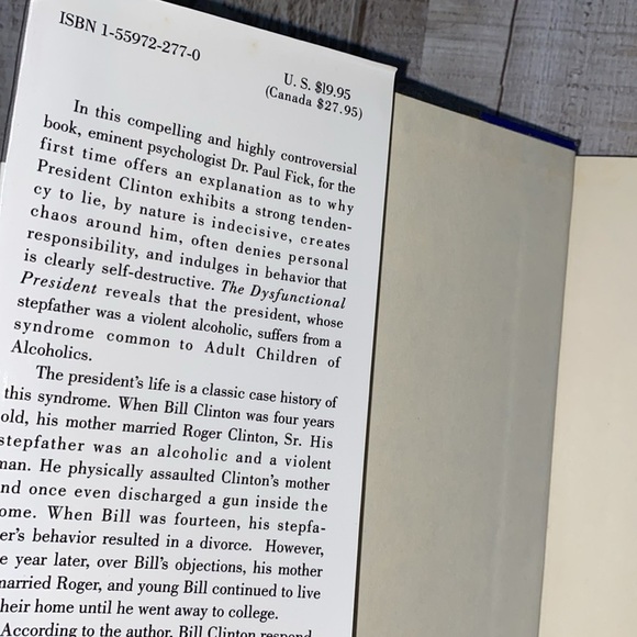 Dysfunctional President hardback book - Picture 2 of 12